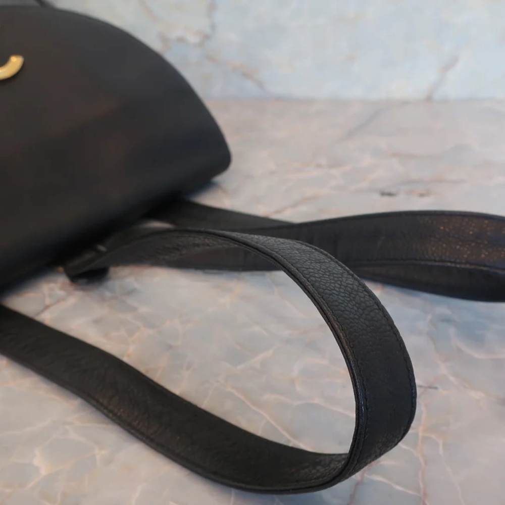 Authentic CHANEL black caviar leather backpack - Picture 13 of 16